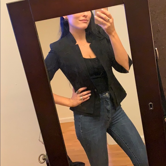 White House Black Market Jackets & Blazers - White House Black Market 3/4 Sleeve Tux Jacket